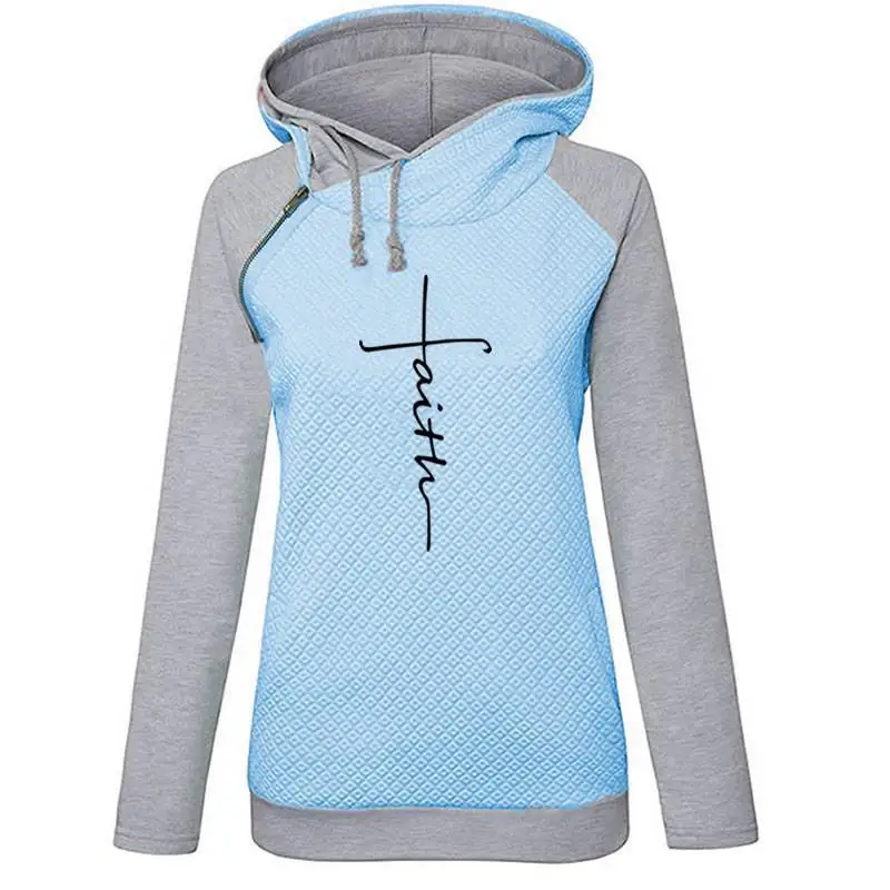 

2019 New Autumn Women Letter Embroidered Hoodies Sweatshirt Femmes Tops Hoodies Women Pattern Thick Sweatshirts Frauen Cotton