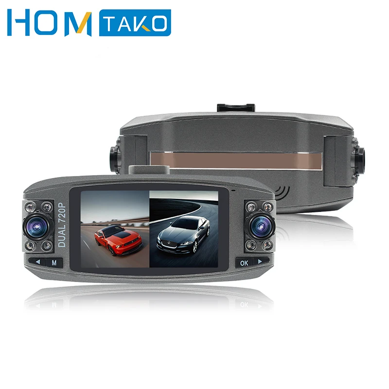 Автомобильный видеорегистратор 3 0 &quotFull HD с регулируемым двойным объективом