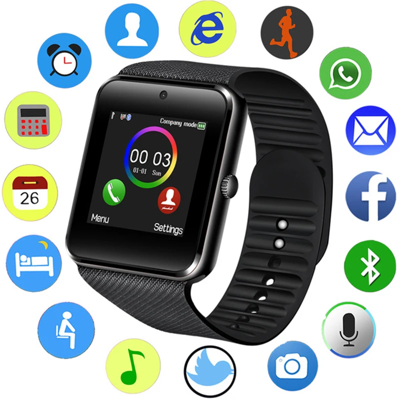 

2018 Sport Smart Watch Men And Women Sports Pedometer Sedentary Sleep Reminder Information Reminder Reloj inteligente smartwatch