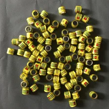 Pigeon-Rings Flag with of CUBA Big Words High-Quality 8mm 000001-000100 Yellow FCC