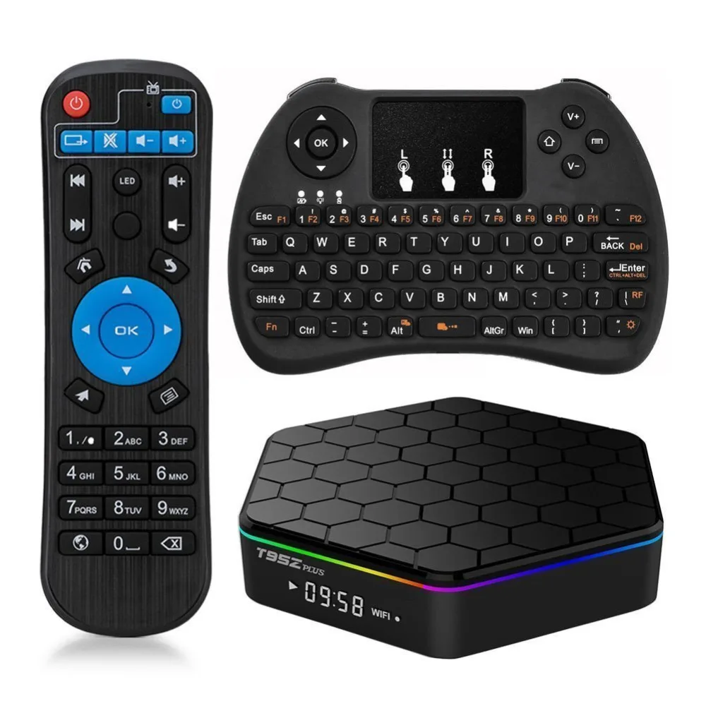 

T95Z Plus 3GB 32GB Android 6.0 TV Box Amlogic S912 Octa Core 2.4/5GHz Dual WiFi 1000M LAN Smart TV Box 3D 4K Media Player PK X96