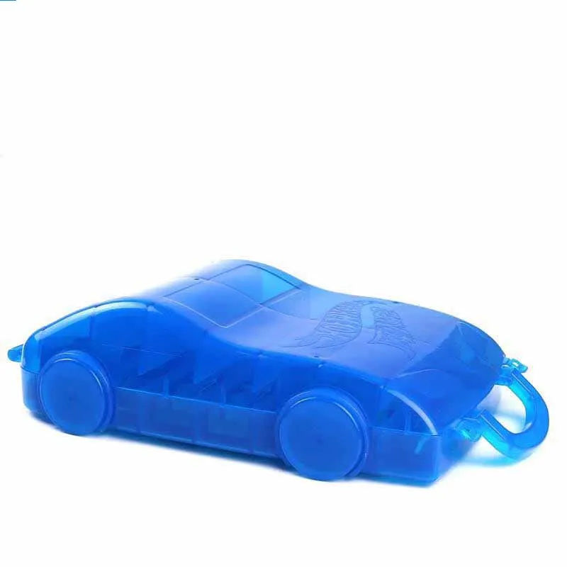 

Hot Wheels Car Model Storage Box Holds 16 Piece Hot Wheels Cars Toy Parking Lot Portable Two-Way Folding Models Movable Wheels