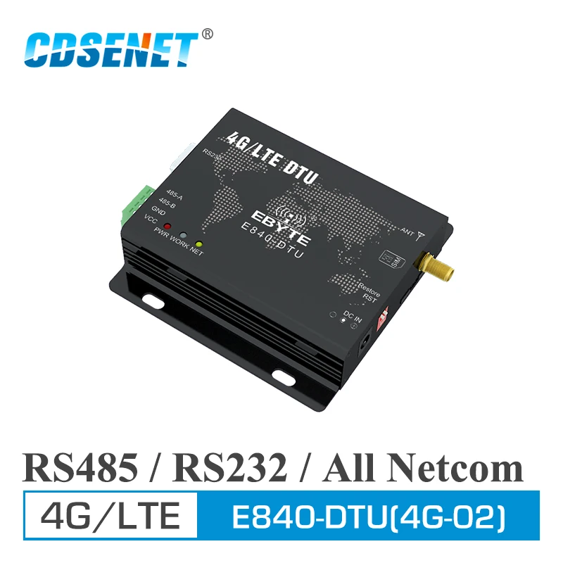 

RS232 RS485 4G LET Modem Wireless Transceiver E840-DTU(4G-02) IoT Data Transmitter RF Module