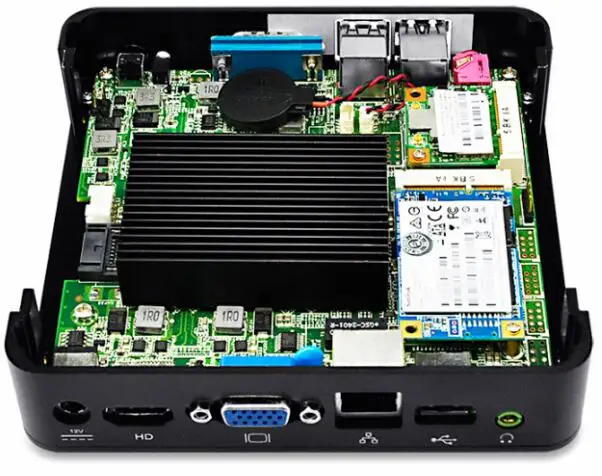 Мини ПК Kansung X86 Celeron J1900 четырехъядерный 2 ГГц Linux Безвентиляторный брандмауэр