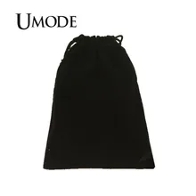 Черные бархатные сумочки, ожерелья, серьги, кольца, набор ювелирных изделий