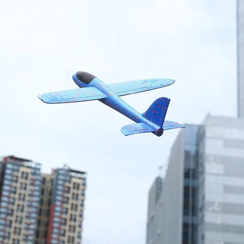 

Infant Kids Foam Airplane Model Toy Hand Launch Throwing Glider Aircraft Inertial Outdoor Fun Sports Plane Model Toy Vehicles