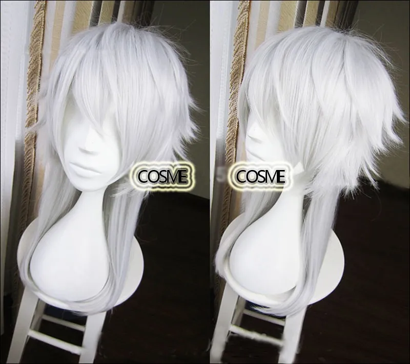 711 Touken Ranbu The Sword Dance Tsurumaru Kuninaga Sliver Gray Cosplay Wig