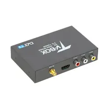 Caixa do Conversor de TV Digital DVB T2 Carro Decodificação Rápida Móvel Sintonizador de TV Analógica de Alta Velocidade 80 km/h Receptor de Sinal Forte