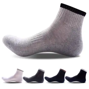 

5 pairs Men's Sport Socks Ankle Socks Comfor Cotton Sock Low Cut Breathable Cycling Bowling Camping Hiking Sock 5 Colors