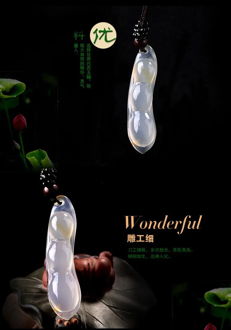Высокое качество уникальный натуральный агат 2838 резной счастливый амулет кулон ожерелье для женщин мужчин подвески нефритовые ювелирные изделия