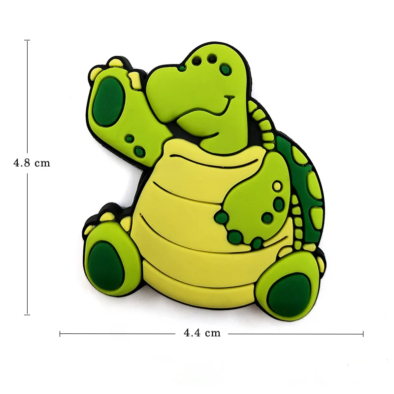 Turtle Милый мультяшный Китайский Зодиак животное силиконовый магнит на холодильник Сувенир Холодильник Магнитный детский домашний Декор украшение игрушка - Цвет: Turtle