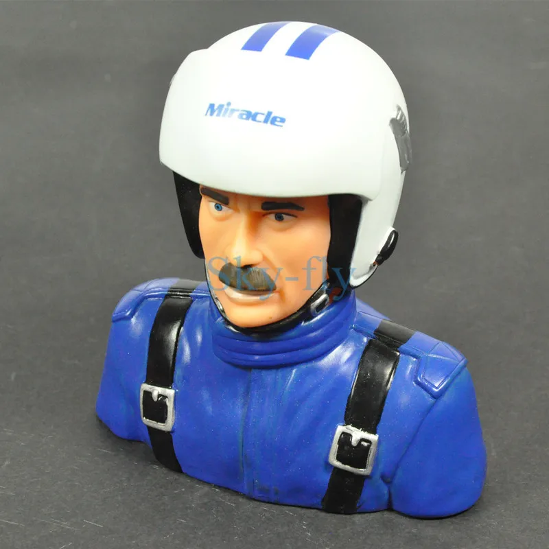 Miracle Hobby Accessories 1/4 Scale Portrait Toy Sam For RC Plane / Aircraft Blue Color