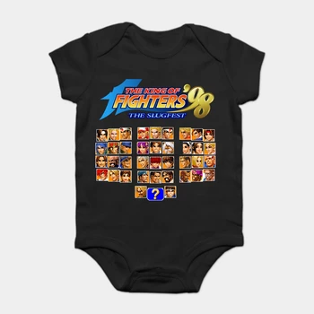 

Baby Onesie Baby Bodysuits kid t shirt Funny novelty the King of Fighters 98 (Neo Geo Character Select) shirt cool