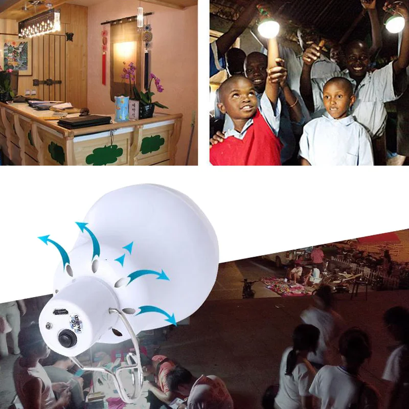 

Portable Solar Powered Led Bulb Light Outdoor Solar Lamp Light for Hiking Fishing Camping Tent JA55
