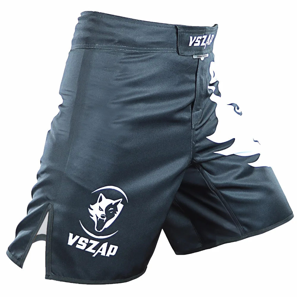 VSZAP новые мужские шорты для тайского бокса с принтом ММА шорты для борьбы с напылением короткие полиэфирные гелевые шорты для тайского бокса MMA Boxe