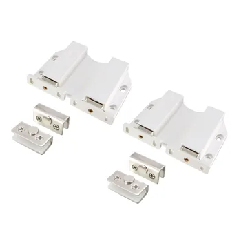 

Uxcell 1set/2set/4Set Magnetic Catch Set Magnetic Touch Catch Latch Closure with Clamp for home furniture for 5-8mm Glass Door