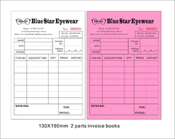 

Custom print Size13X19cm Invoice books ,Carbonless receipt invoice book ,include free shipping To Au