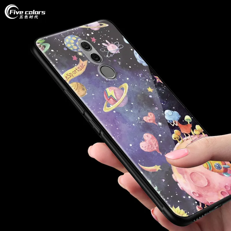 Чехол из закаленного стекла Star Space для Huawei Mate 10 Lite мягкий силиконовый чехол 20
