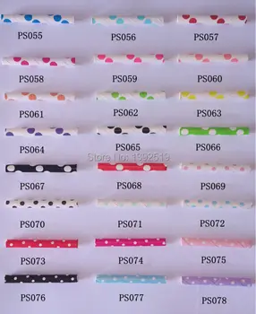 

Free Shipping 250pcs Sweet little polka dot paper straws in soft pink, yellow, green and blue dots Confetti Polka Dot Straws