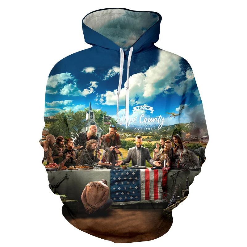 Casual Long Sweatshirts Hoodies Men /Women Hoody Loose Style Funny Game