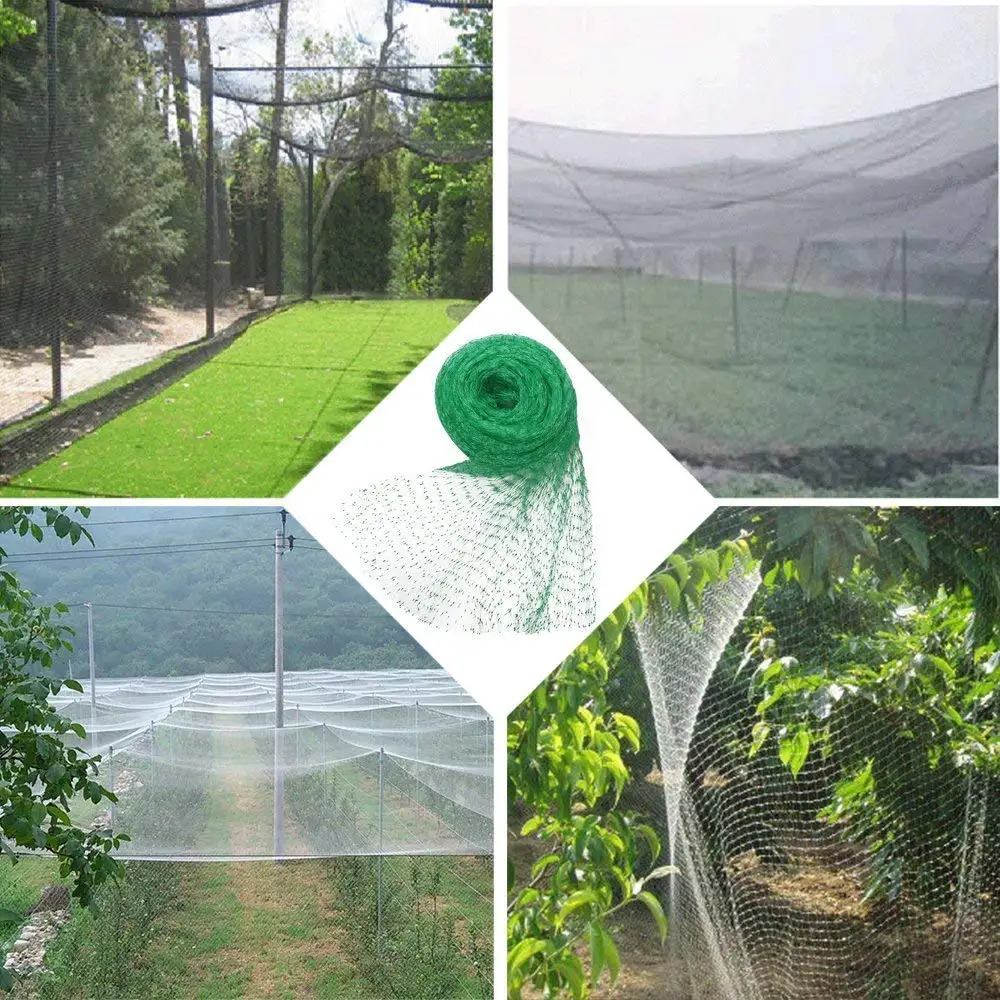 

Anti Bird Netting Plastic Pond Fruit Tree Vegetables Net Protection Crops Flower Garden Mesh Protect Mosquito Pest Netting