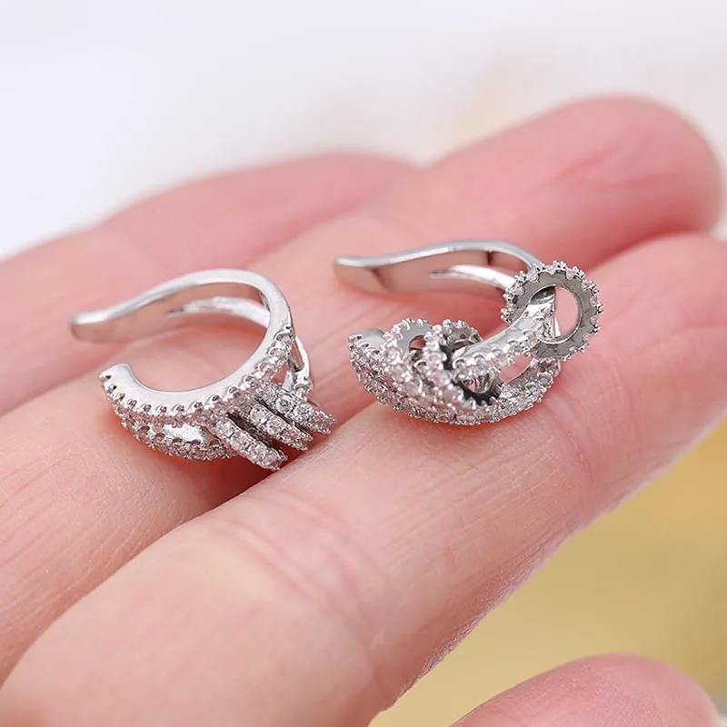 

Red Trees Clip Earrings Without Piercing High Quality Birthday Gift to Girlfriend In Box