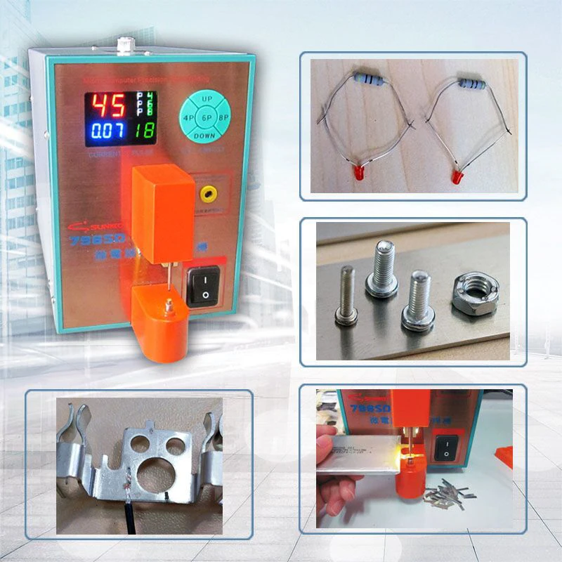 SUNKKO 796SD Spot Welder Intelligent Precision Pulse Spot Welding Machine For Metal Stainless Steel Iron-nickel Butt Welding 5