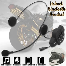 Impermeabile Auricolare Microfono Altoparlante bluetooth del casco del motociclo auricolare bluetooth 4.0 + EDR per tutto il caschi