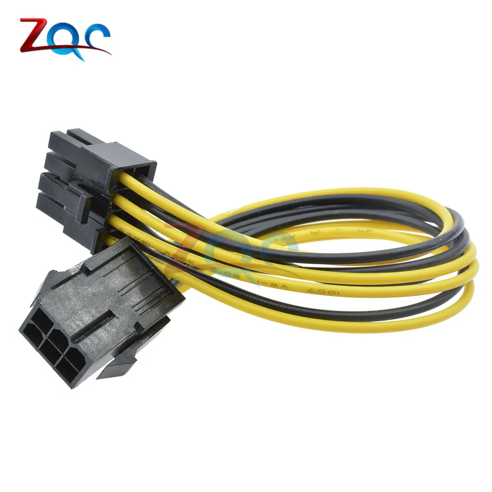MagiDeal Câble Adaptateur PCI-E Express 6 Pin vers 8 Pin Cable Convertisseur Connecteur Cable pour Carte Graphiques 