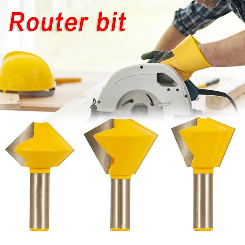 

6/8/12 Polygons 1/2 Shank Multi-Sided Tongue & Groove Router Cutter Tenon Line Bit Woodworking Tool