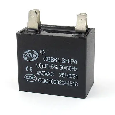 Ac 450v 4uf 4pin Polypropylene Film Ceiling Fan Motor Run