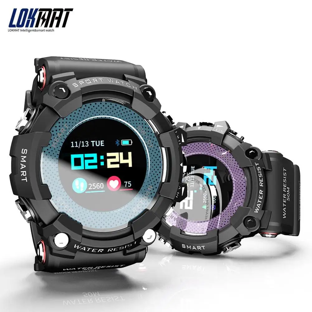 

MK23 Smart Sports Watch LCD Digital Outdoor Swimming 50 Meter Waterproof Heart Rate Calorie Steps Count Photo Smart Watch