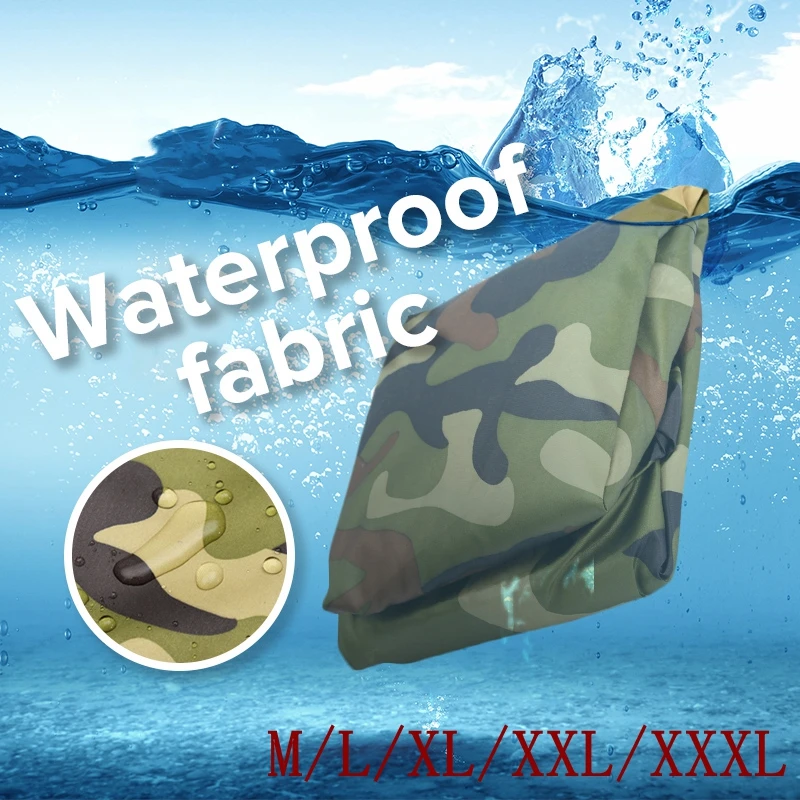 

Universal 190T Camouflage Waterproof Motorcycle Cover Quad Vehicle Scooter Motorbike ATV Cover M L XL XXL XXXL