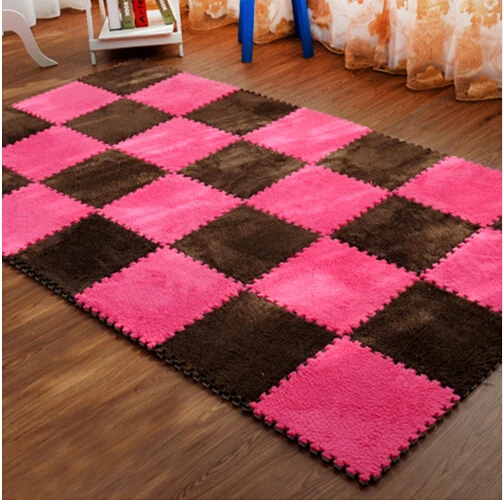 Us 235 35 Di Scontosoggiorno Camera Da Letto Dei Bambini Morbido Di Puzzle Patchwork Mat Cubo Magico Tappeto Antiscivolo Bambino Bambini