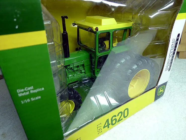 KNL HOBBY J Deere 4620 трактор из сплава больших сельскохозяйственных транспортных средств, модели безопасности США, ERTL 1:16