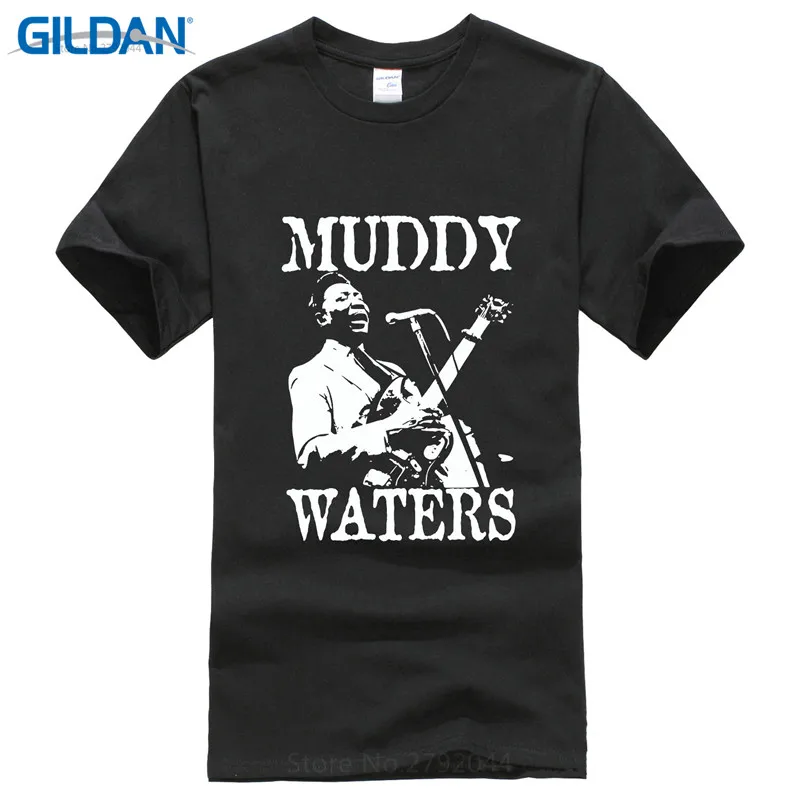 Jzecco Text Cotton O Neck Short Sleeve Shirts Muddy Waters