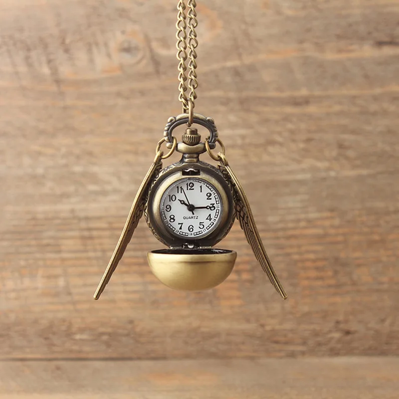 

Round Pocket Watc Big Wings Pocket Watch Retro Watch Quartz Watch