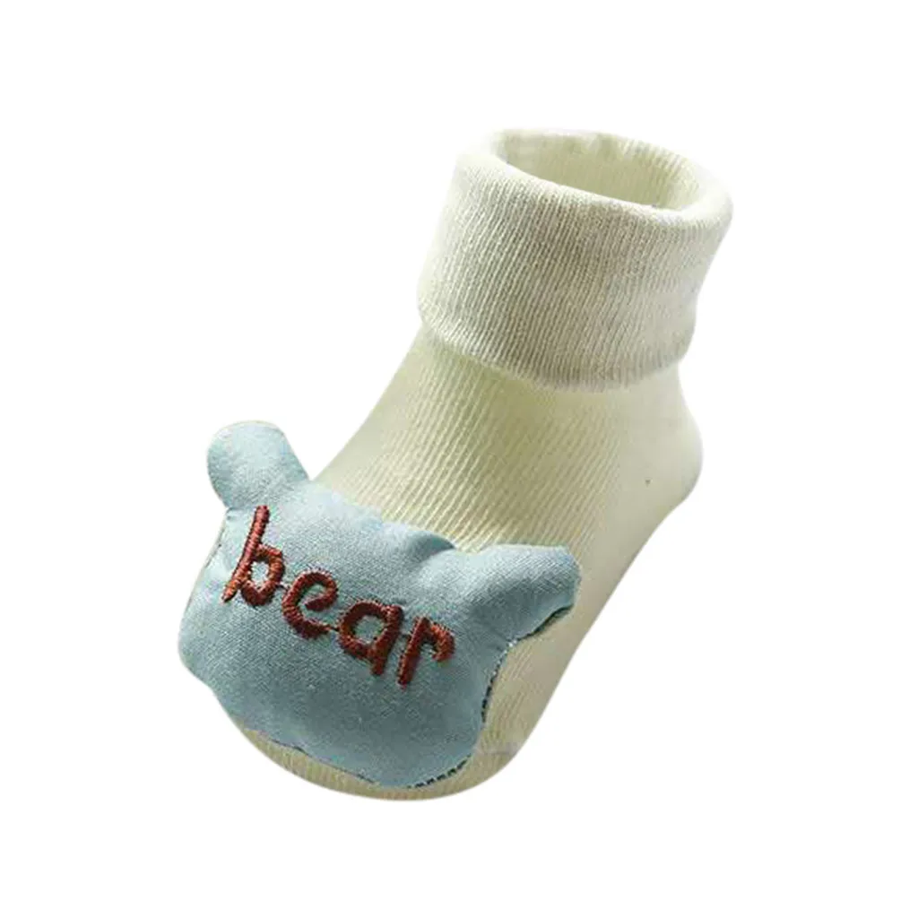 Милые детские носки с рисунком для новорожденных, calcetines, детские Нескользящие зимние теплые детские носки, тапочки, ботинки, meias