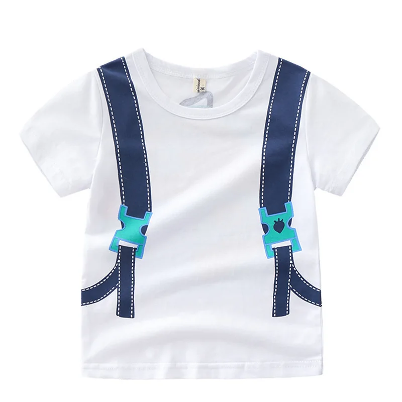 2019 New Fashion Children's T-shirts Boys' Summer Wear Girls' T-shirts Children's Cartoon Cotton Short-sleeved T-shirts