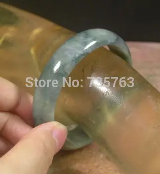 

xiuli 00607 Certified Green 100% Natural A JADE Jadeite Bangle Bracelet 55 mm