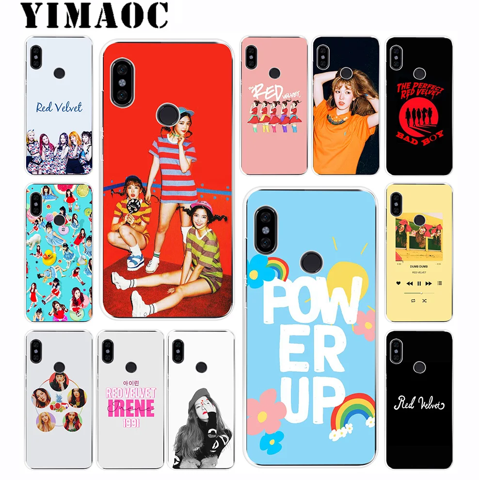YIMAOC красный бархат K Pop Мягкий силиконовый чехол для Xiaomi Redmi 6 6A 5A 5 S2 Puls Note 8 7 4X4 4A Pro Go