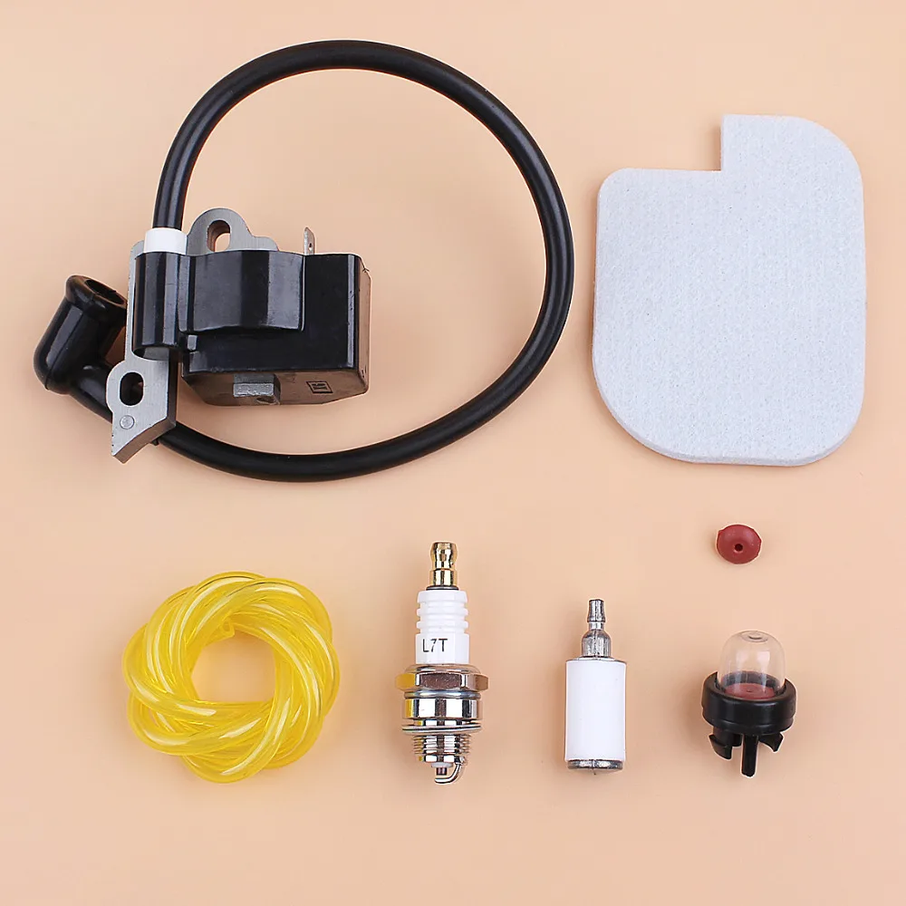 

Ignition Coil Magneto Air Filter Tune Up Kit Fit HUSQVARNA POULAN PP3516AVX PP4218AVX McCulloch MC4218 Gasoline Chainsaw Spares