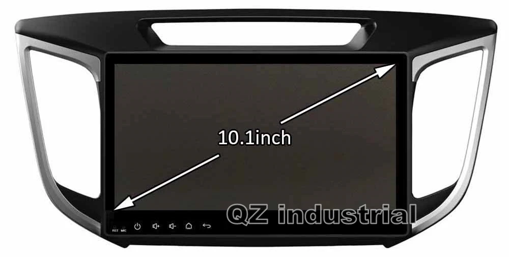Excellent QZ industrial HD 10.1inch Android 8.1 T3 Car DVD Player For Hyundai Creta IX25 2014-2016 with 3G 4G WIFI Radio GPS Navi BT RDS 0