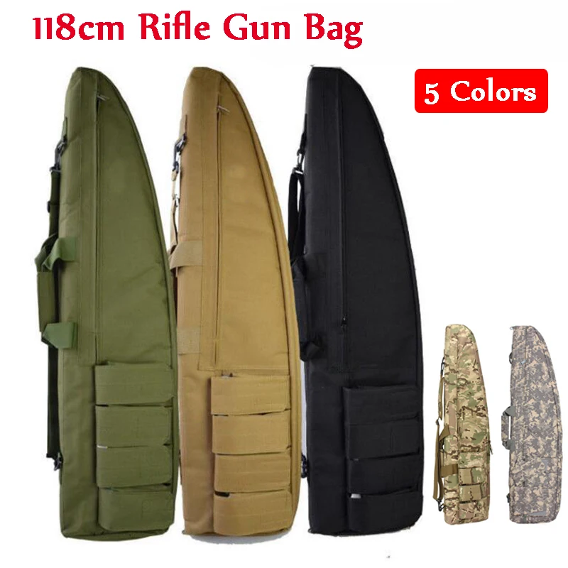 

Tactical Rifle Gun Carry Shoulder Holster Military Sniper Shooting Airsoft Air Gun Bag Sport Nylon Shoulder Backpack 118cm
