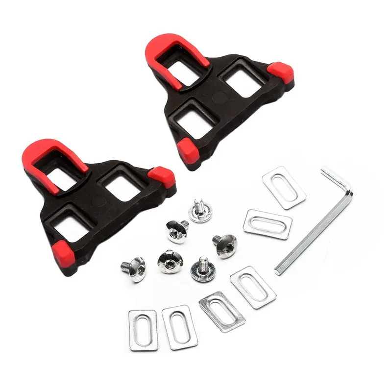 

Road Bicycle Self-locking Cleats Cycling Shoes Accessories Bike Pedal Lock Card SM-SH11 SPD-SL Red Yellow Bike Shoes Lock