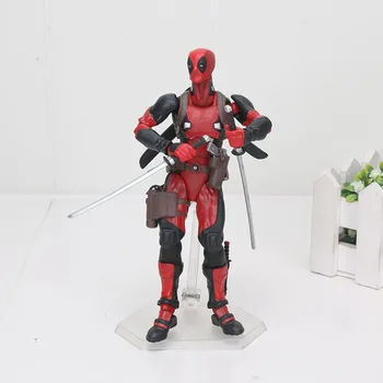 

NEW Arrival 16cm Superhero Deadpool Figma Wade Wilson EX - 42 With Sword PVC Action Figure Collectible Model Toy