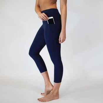 

Fitness Leggings Workout Clothing Leggins Pants Patchwork Women High Waist Casual Slim Polyester Solid Running Standard