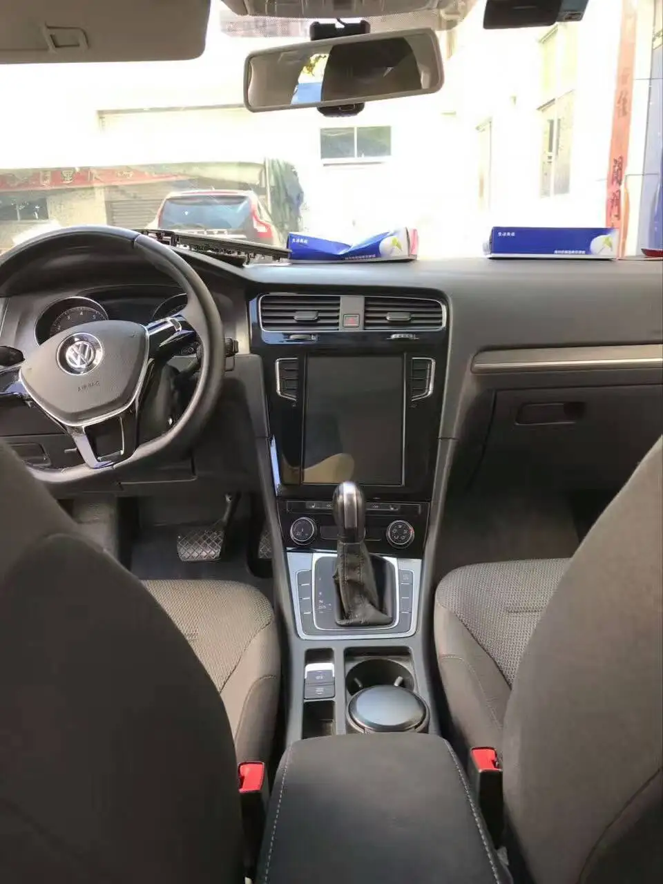 Cheap Tesla Style Android 8.1 Car DVD GPS for volkswagen GOLF 7 2013-2018 navigation radio PX6 4G RAM 6 CORES CARPLAY IPS AUTO STEREO 1