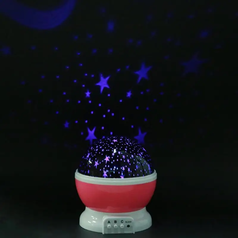 LED Night Light Projector Stars Starry Sky Moon Lamp Battery USB Kids Gifts Children Bedroom Decor Projection Lamp Dropshipping