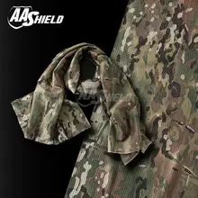 AA щит камуфляж тактический шарф Открытый военный шейный платок лес Охота армейский Kaffiyeh шарф светильник вес Shemagh OCP